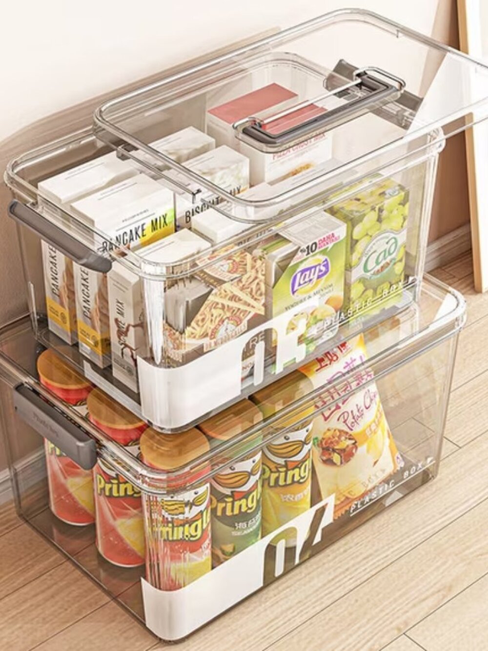 Medicine Organizer Storage Box with Handle, Plastic First Aid Box Empty,